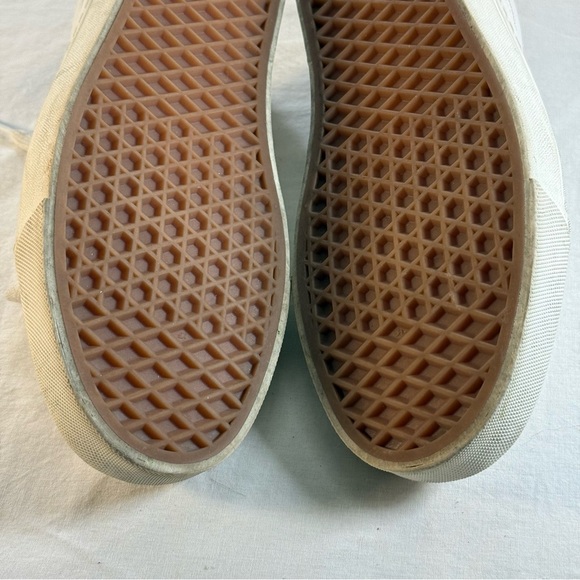 Vans Women's White Leather Lace Up Sneakers Size 10 (Men’s 8.5) - Picture 12 of 12